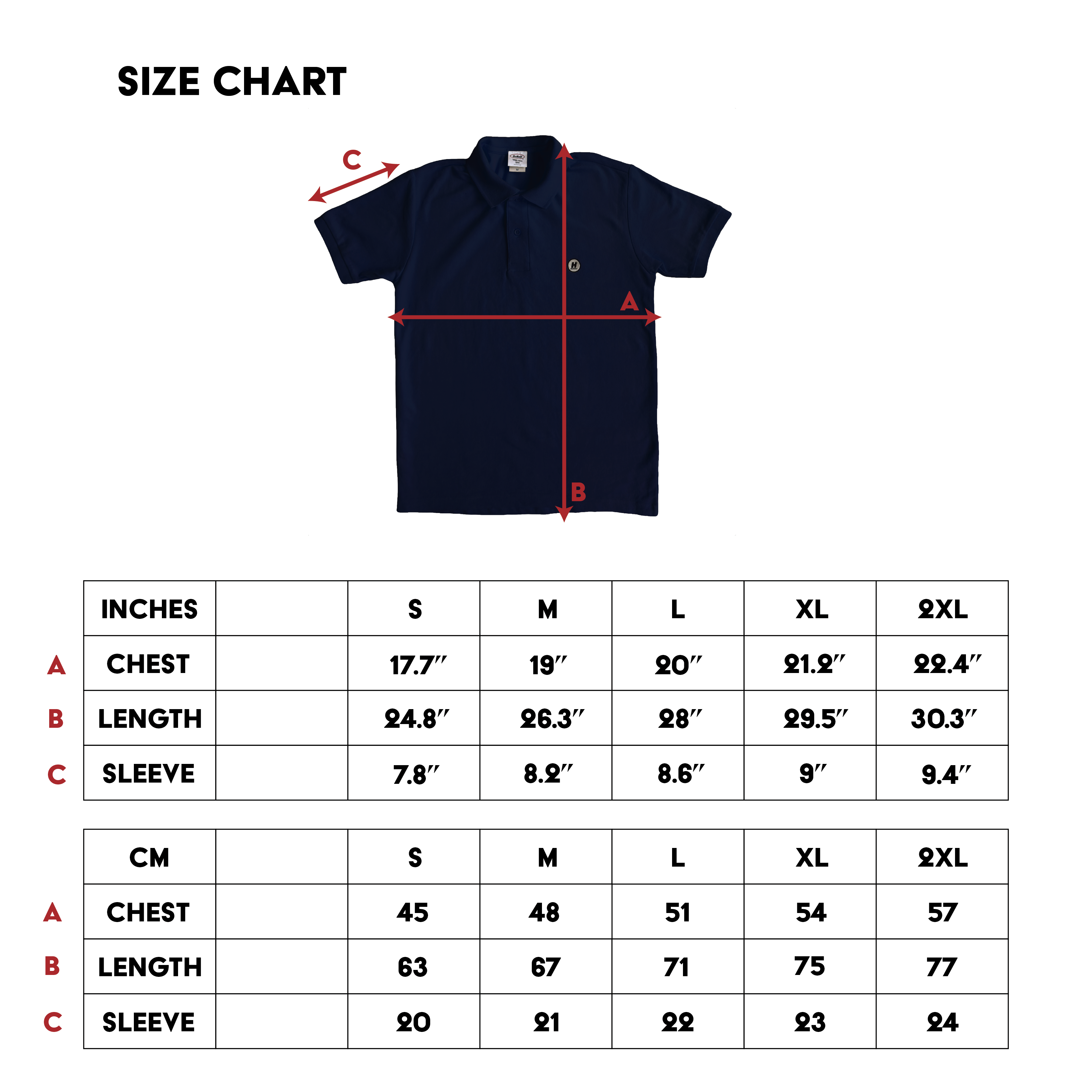 H Club Shirt (Navy)