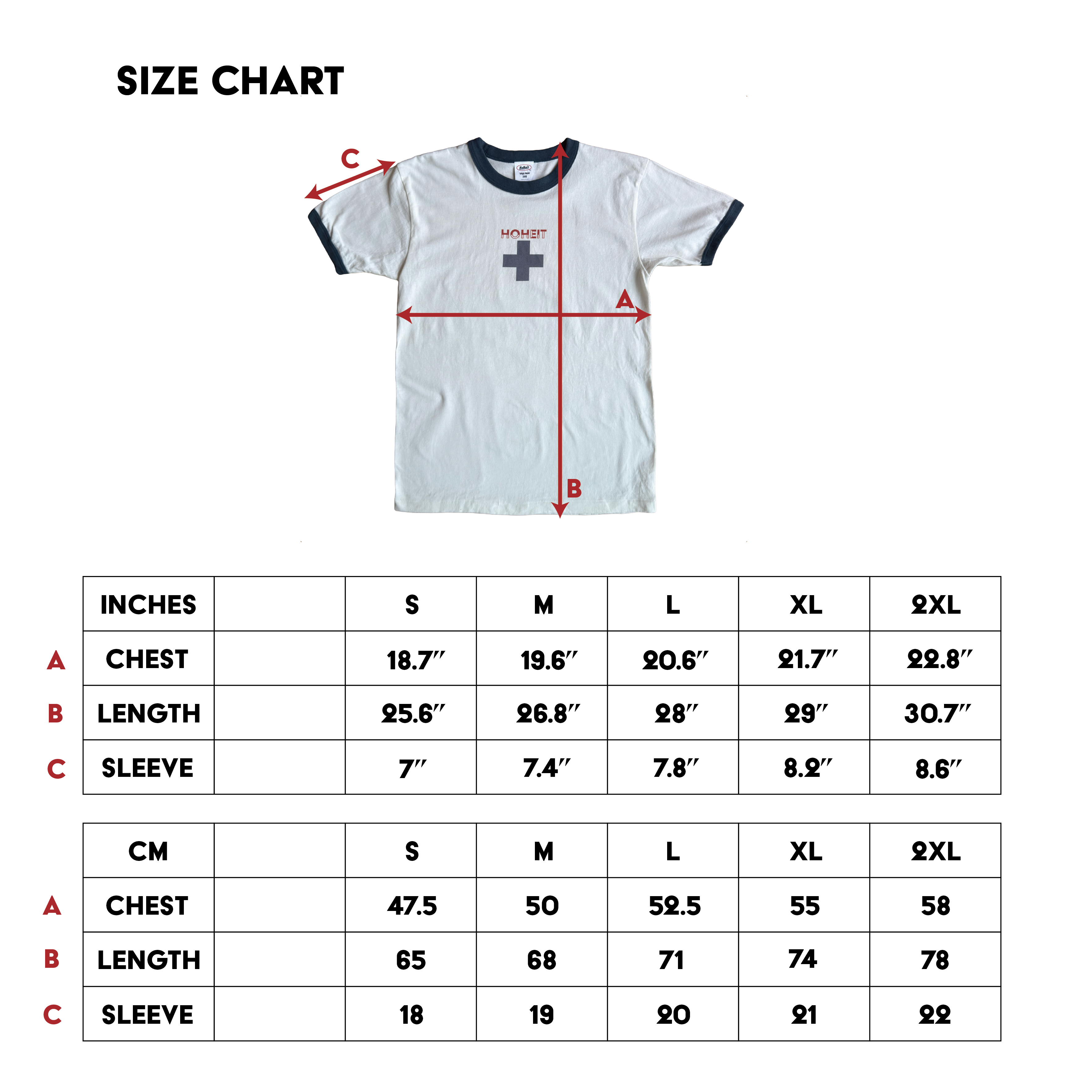 Junction Ringer Tee (Navy-White)