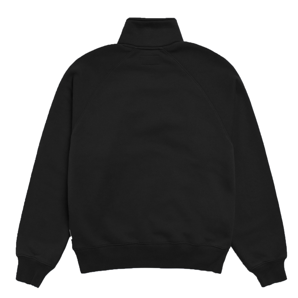 H Patched Half Zip Sweatshirt (Black)