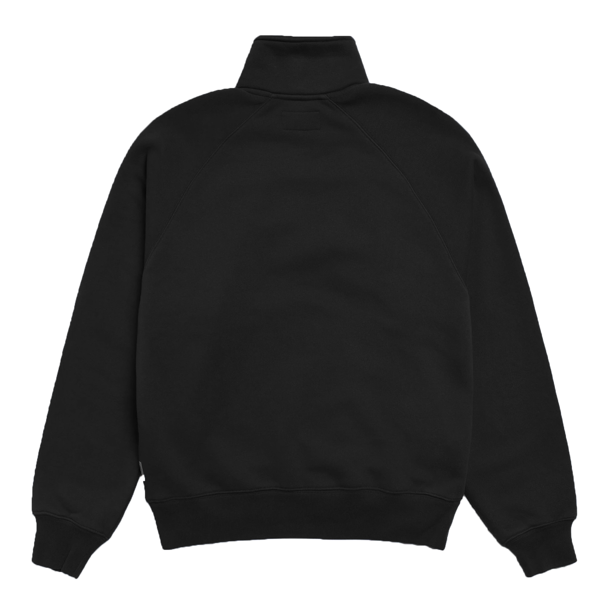 H Patched Half Zip Sweatshirt (Black)