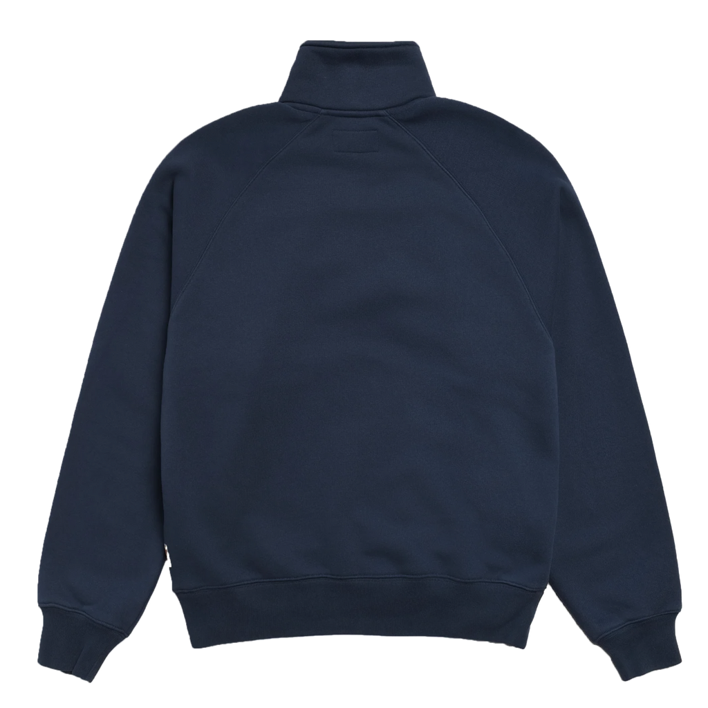 H Patched Half Zip Sweatshirt (Navy)
