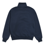 H Patched Half Zip Sweatshirt (Navy)