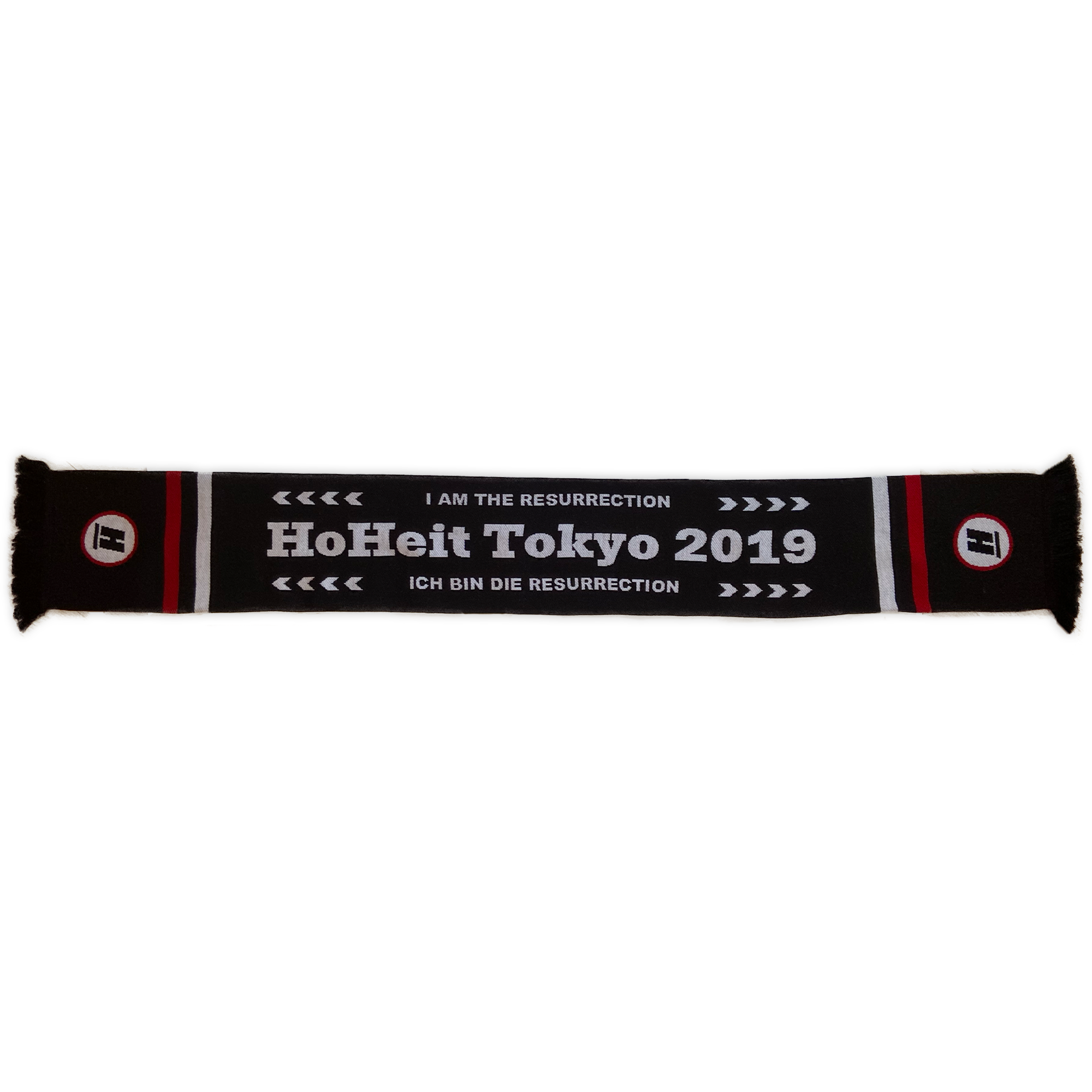 Winter Scarf "I am the Resurrection"