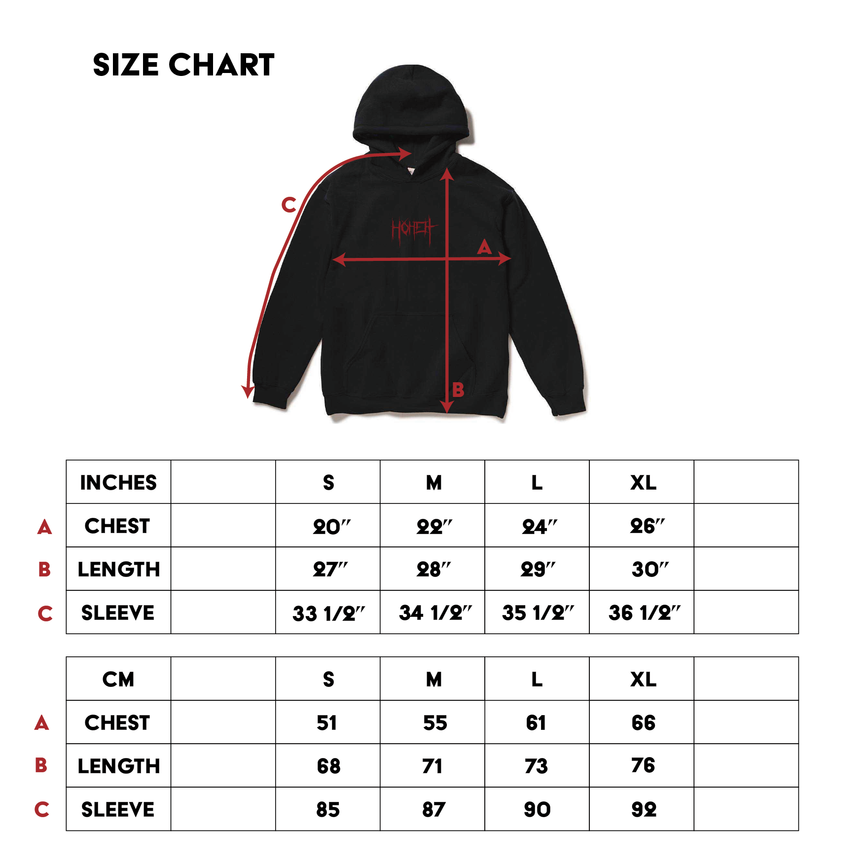 Embroidered Death Logo Hoodie (Black)