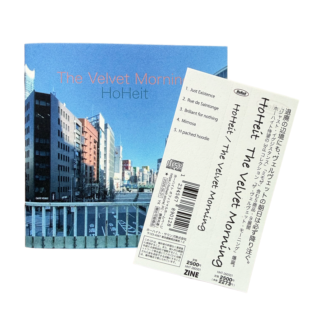 "The Velvet Morning" Limited Booklet with Obi (Zine)