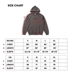 Embroidered Death Logo Hoodie (Dark Gray)