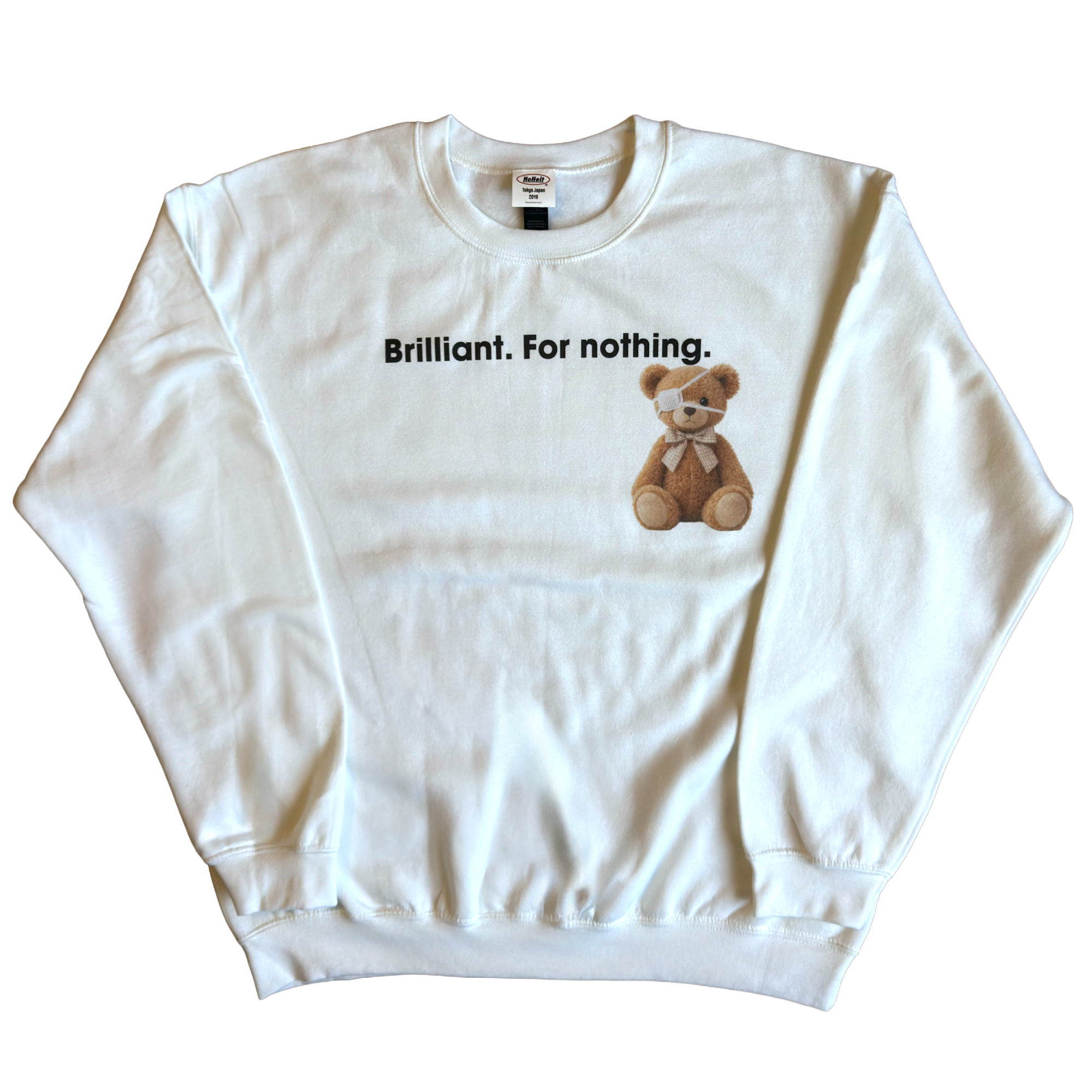 Brilliant for nothing Crew (White)
