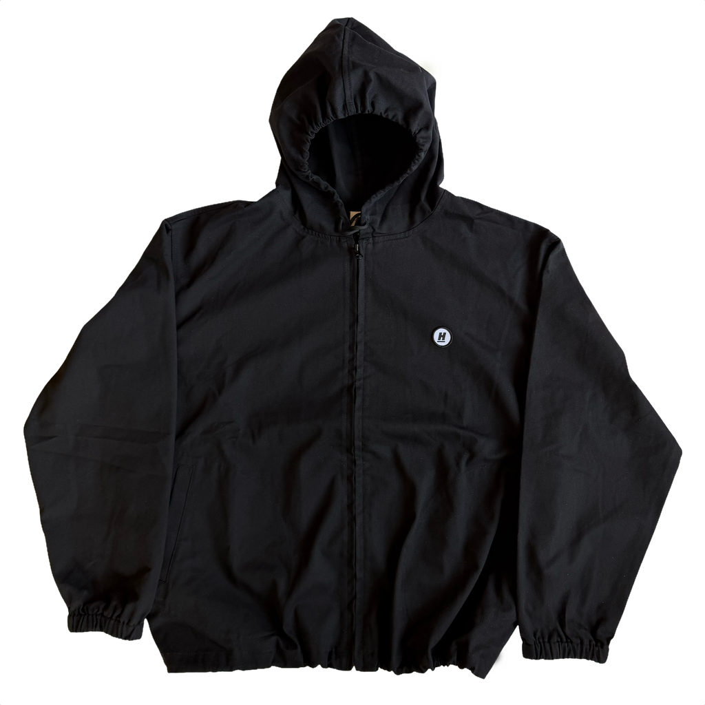 H Patched Work Hooie (Black)