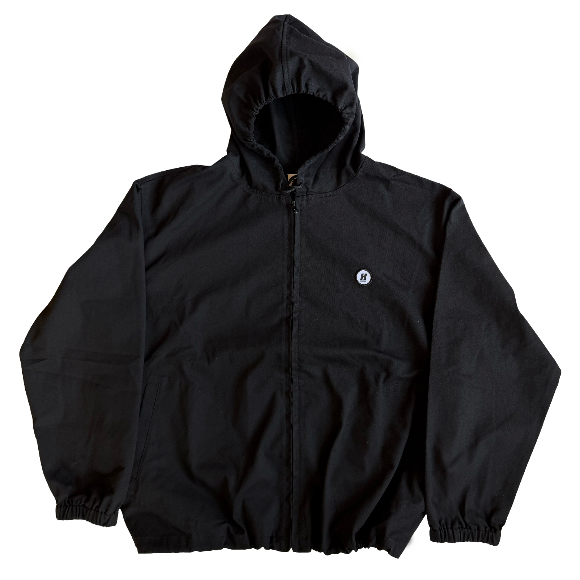 H Patched Work Hooie (Black)