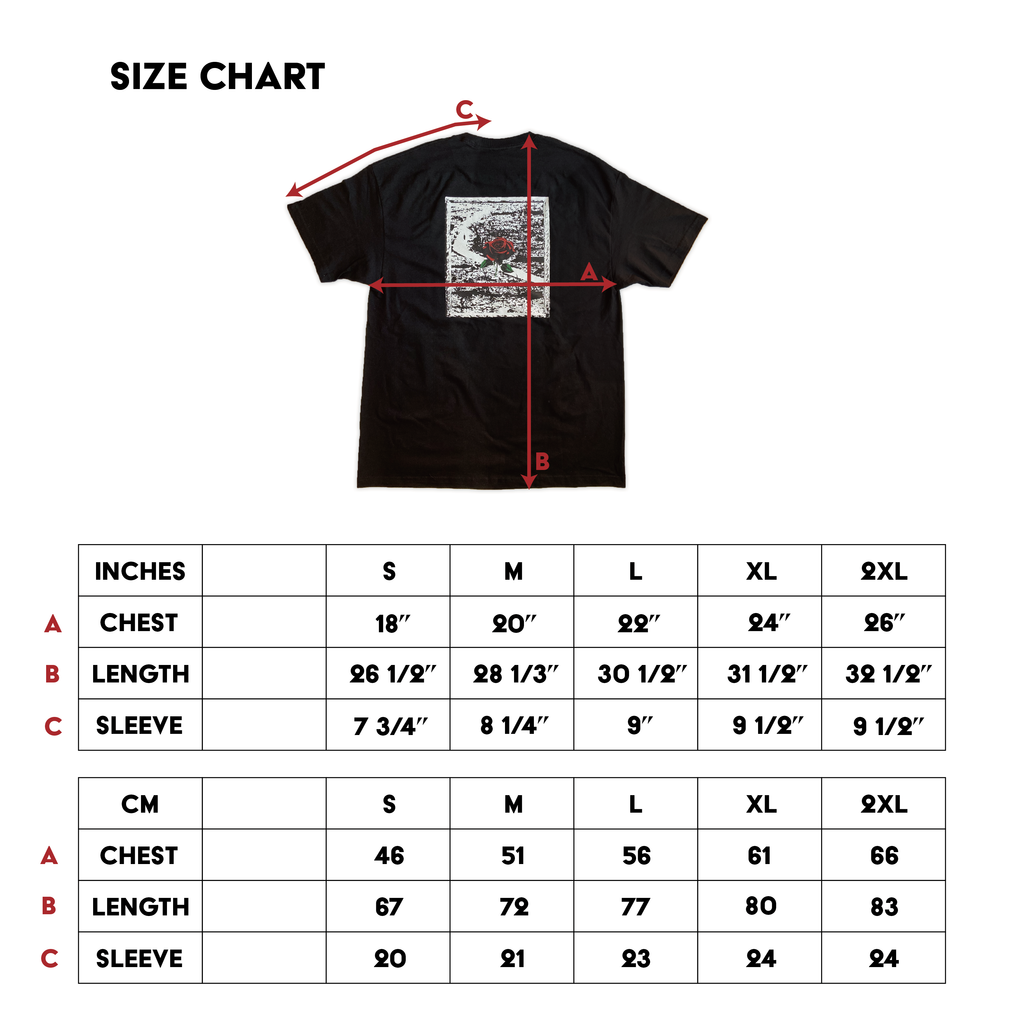 A Stoned Rose Tee (Black)