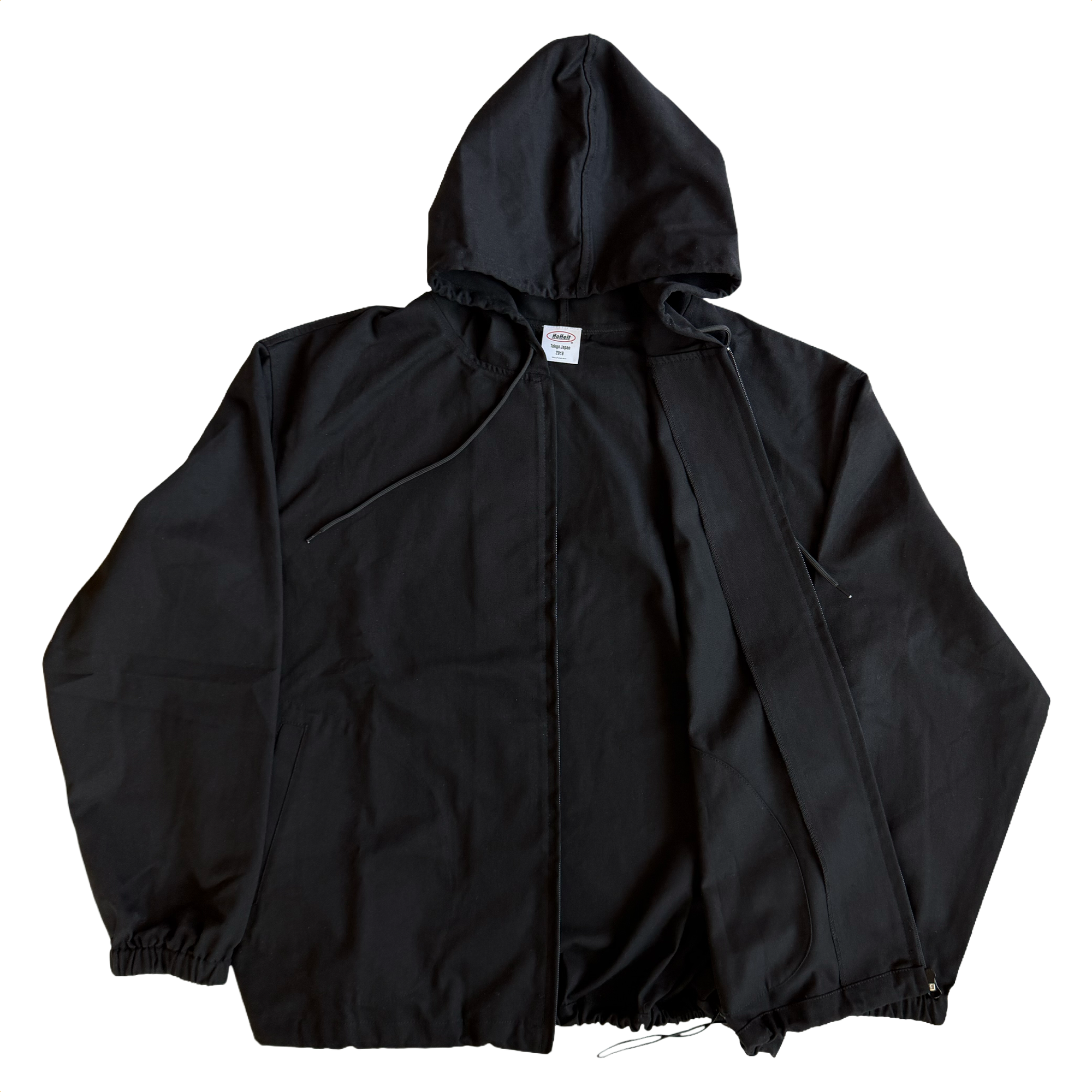 H Patched Work Hooie (Black)