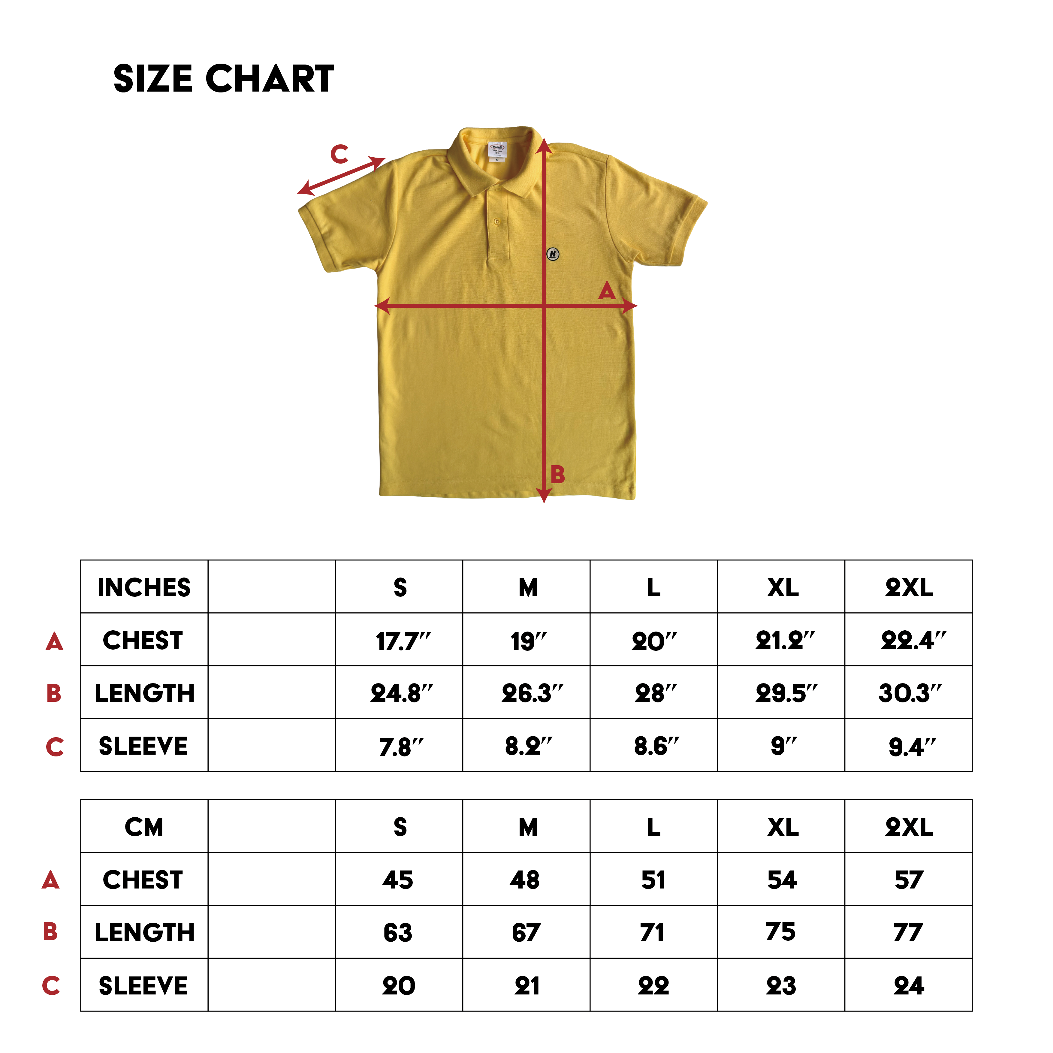 H Club Shirt (Yellow)