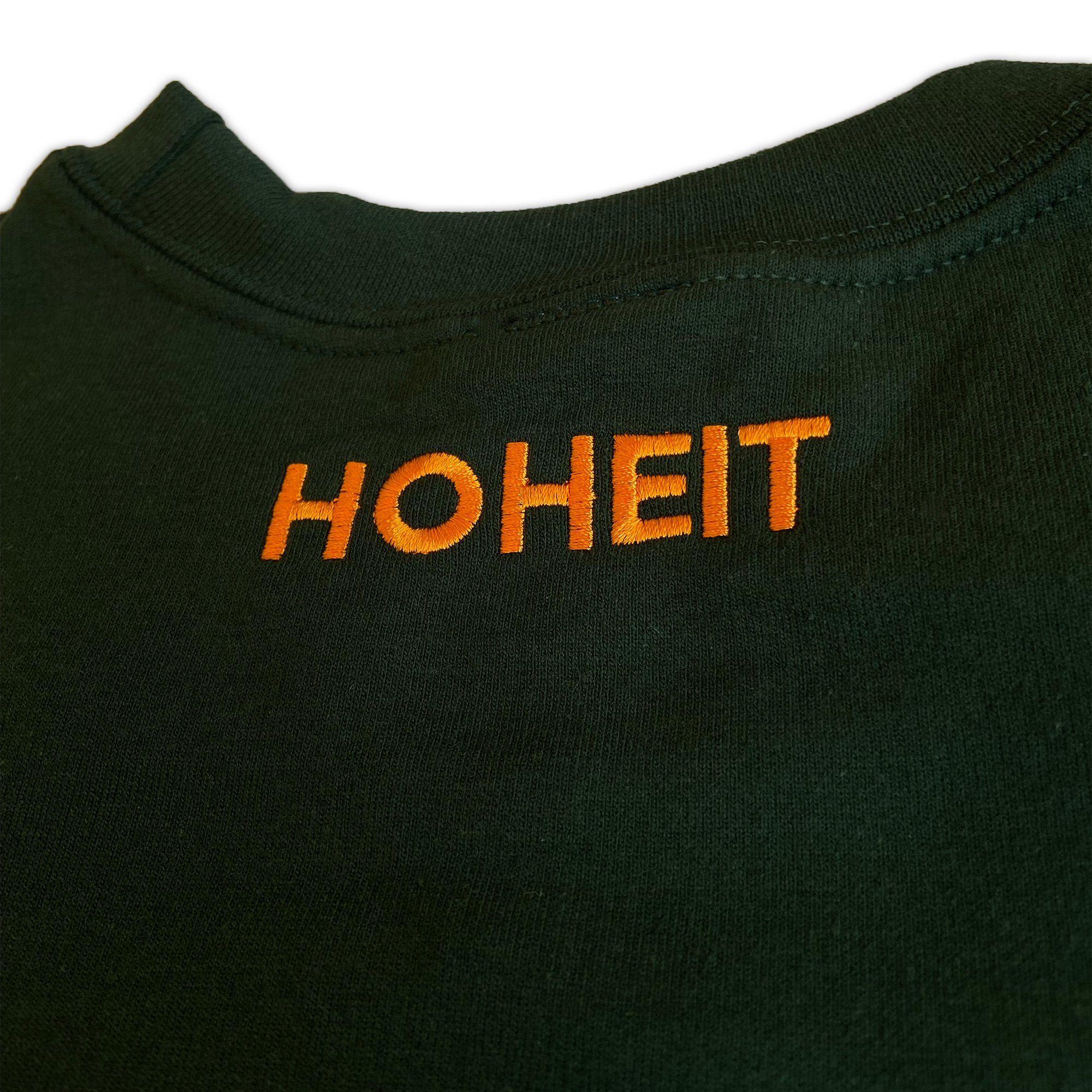 Embroidered Tiger Crew (Dark Green)